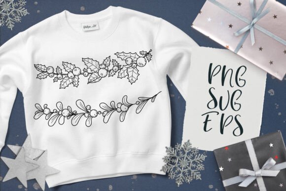 Christmas Borders SVG, EPS Png: Premium Illustrations for Crafters