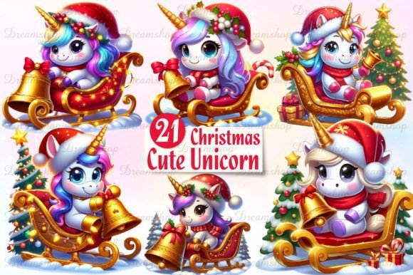 Christmas Cute Unicorn Sublimation PNG Review