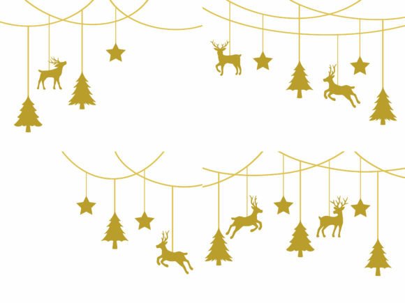 Christmas Deer Star Tree Background Review for Brand Design
