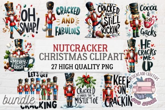 Christmas Nutcracker Bundle 27 PNG Review for Illustrations