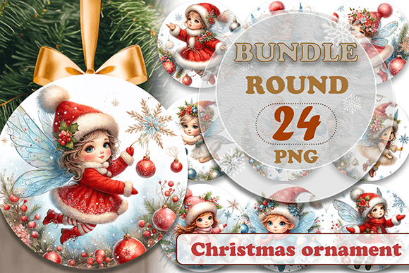 Christmas Ornament Watercolor Fairy Set: A Designer's Review