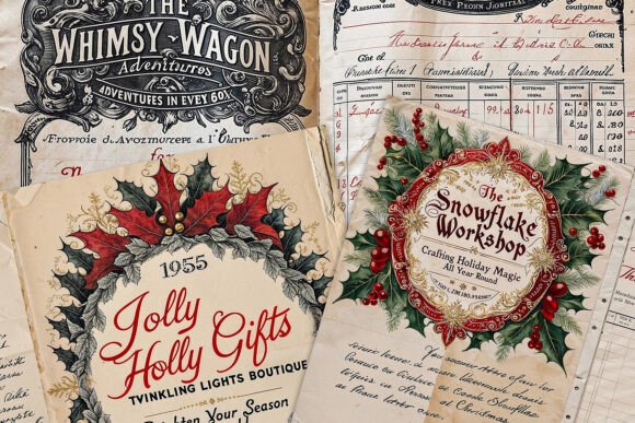 Christmas Printables Vintage Styled 2: A Designer's Review