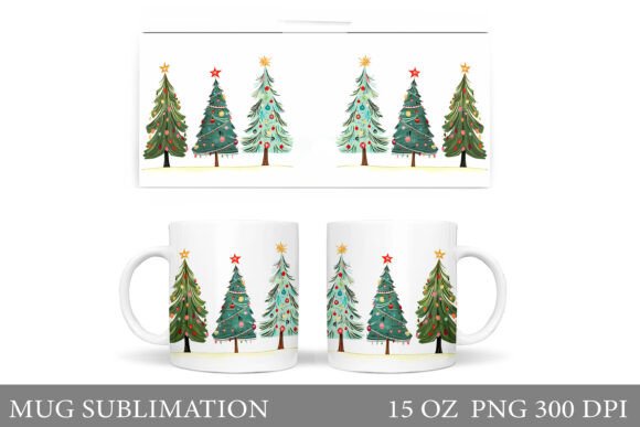 Christmas Tree Mug: Christmas Mug Design