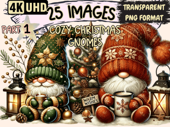 Cozy Christmas Gnomes Clipart P1: A Designer's Real-World Review