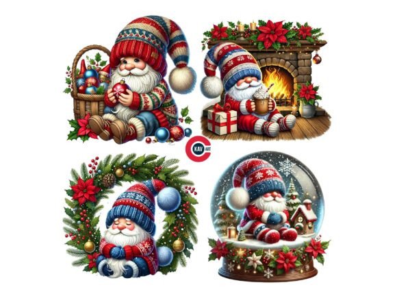Gnome Christmas Fun Clipart: The Ultimate Illustrations for Seasonal Sales