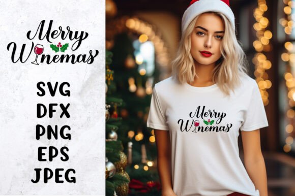 Merry Winemas SVG. Funny Wine Christmas: A Brand Designer's Review of Festive Illustrations