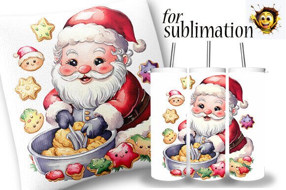 Santa Cookies Christmas Sublimation: A Review of Festive Illustrations