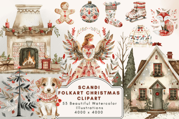 Scandinavian Christmas Clipart: A Designer's Stitch-Test Review